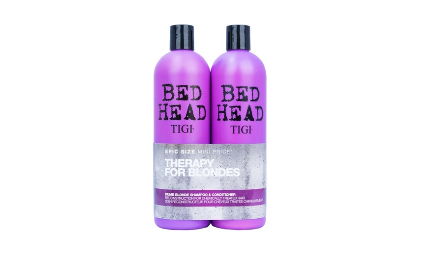 Image 4: One or Two TIGI Bed Head Shampoo and Conditioner Sets 750ml