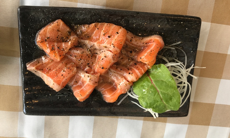 Image 3: Japanese Feast with Sake or Wine