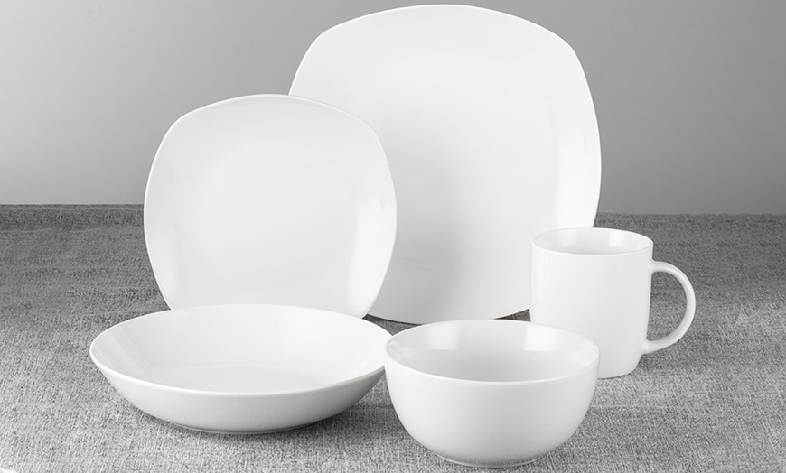 Image 1: Waterside 18-Piece Square Dinner Set