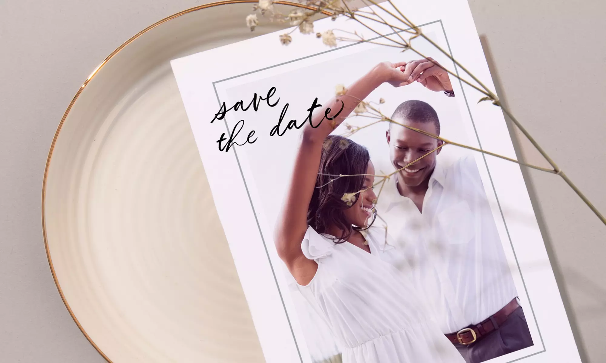 Personalized Save the Date Cards from Paper Culture (Up to 80% Off) - Primary Image