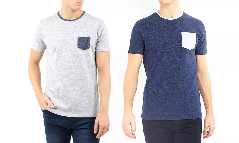 Tee shirt avec poche pour homme de la marque Brave Soul - Primary Image