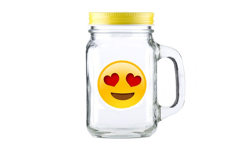 Image 2: Emoji Mason Jars