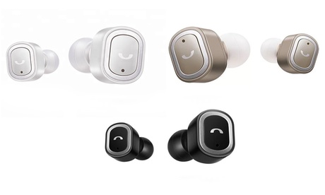 1 o 2 paia di auricolari Wireless Bluetooth V 4.2 TWS con microfono disponibili in 3 colori