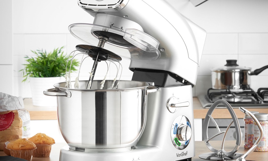 Image 7: VonShef 1200W Stand Mixer