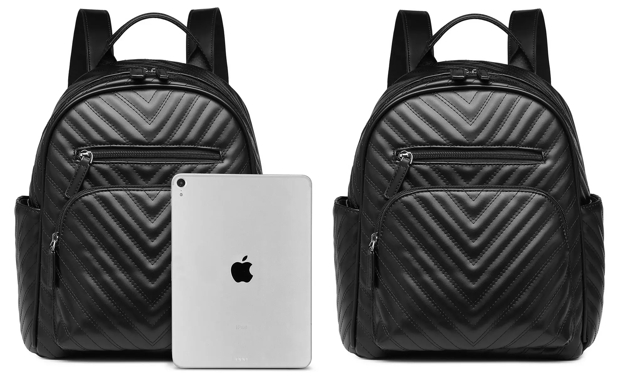 Sac à dos en cuir PU décontracté et chic