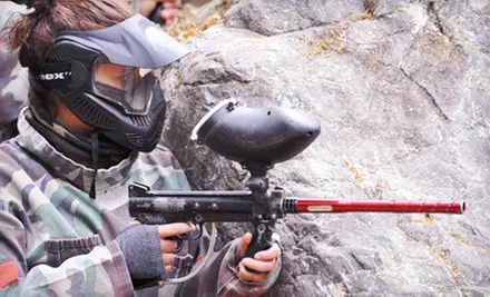 Paintball Adventure with Gear Rental and Paintballs for 1, 2, or 4 People (Up to 55% Off) - Primary Image