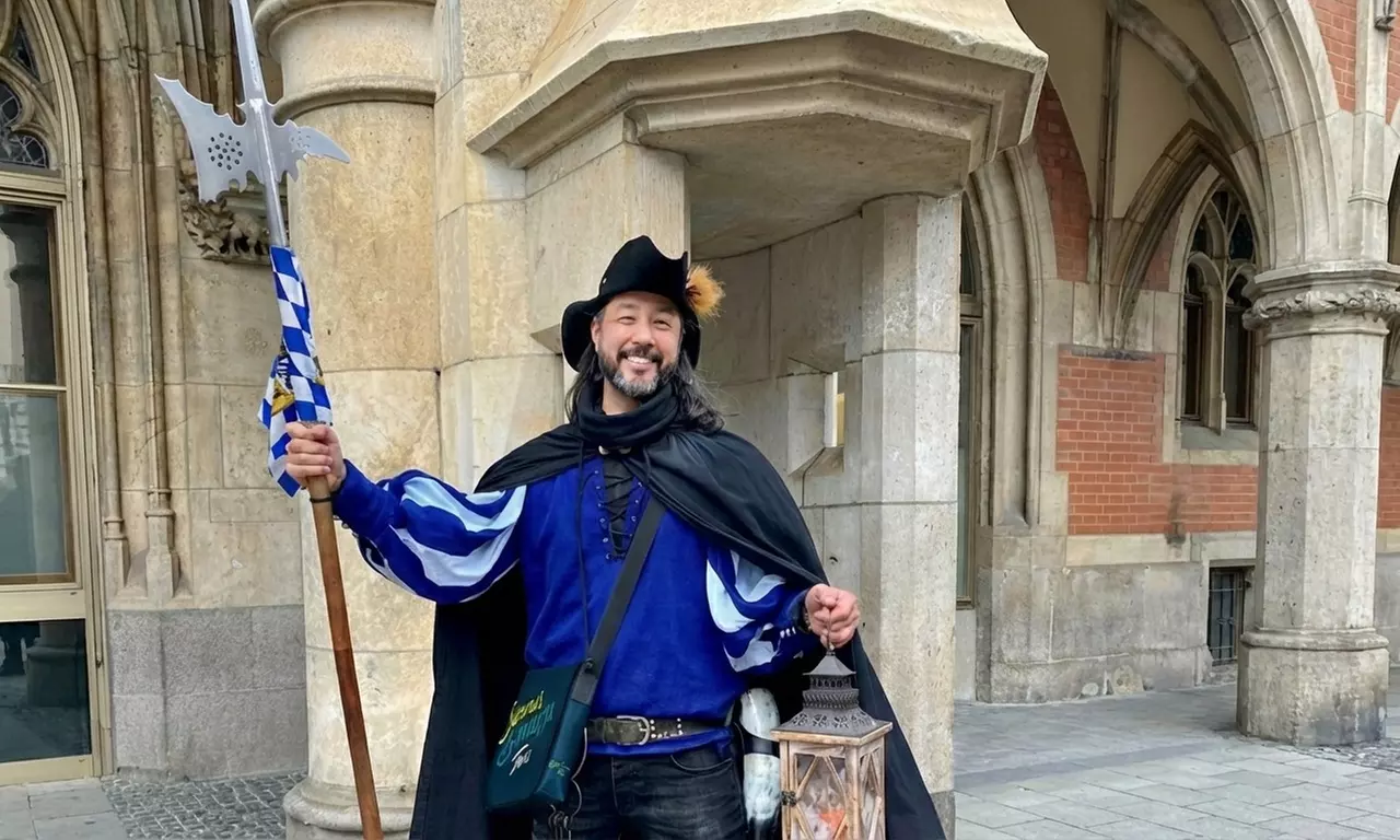 Ticket für die „Nachtwächter Tour“in München vom 10. 04.bis 11.12.2026