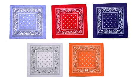 Fino a 12 bandane classiche disponibili in vari colori