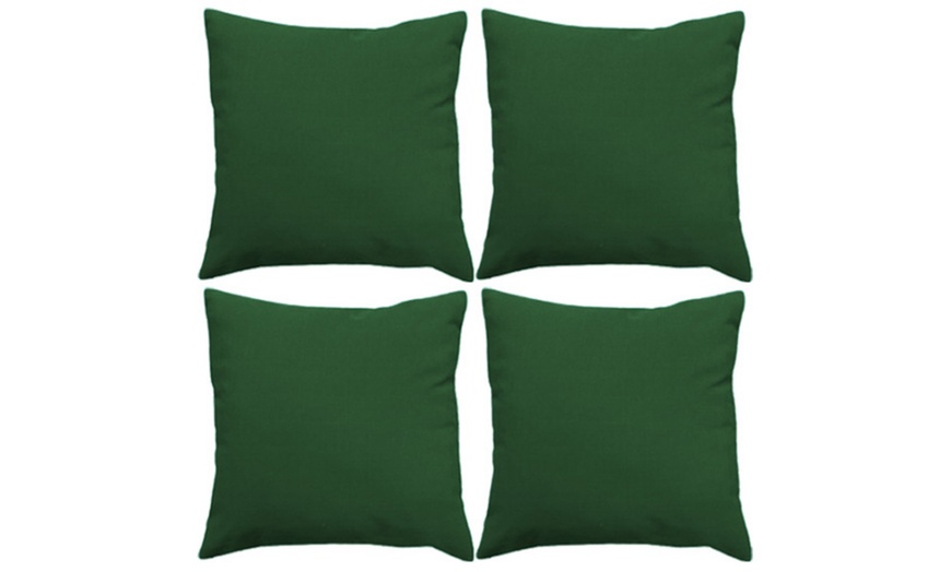 Image 6: 4pk Waterproof Outdoor Cushions