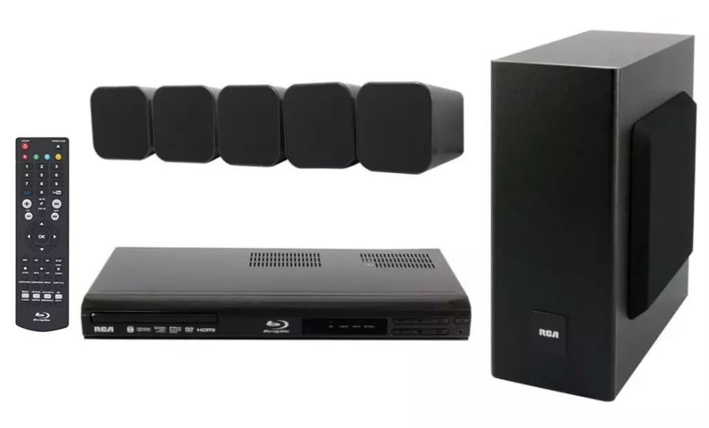 RCA 5.1 Channel Home Theater System with Blu-Ray Player (Refurbished) - Primary Image