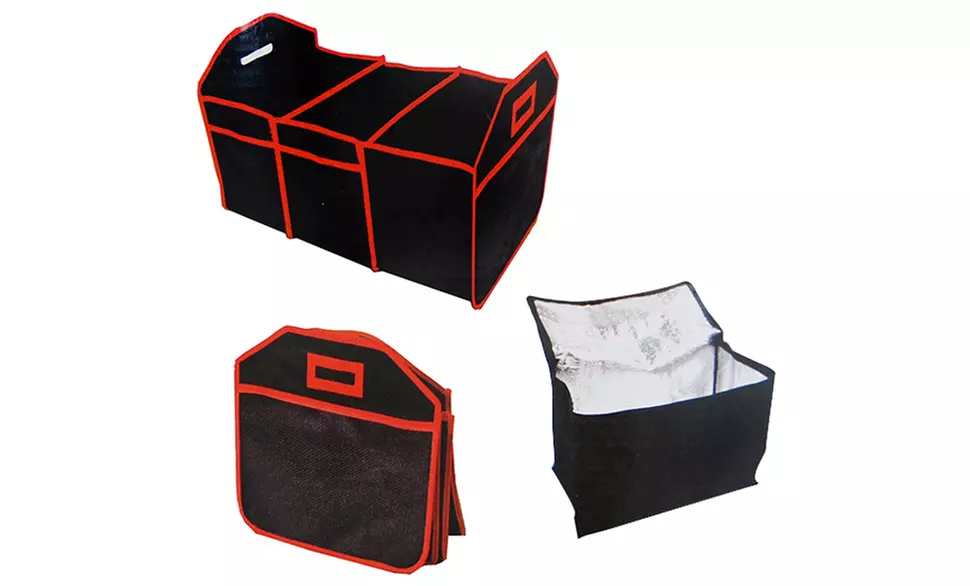 Deluxe Collapsible Trunk Organizer with Cooler - Primary Image