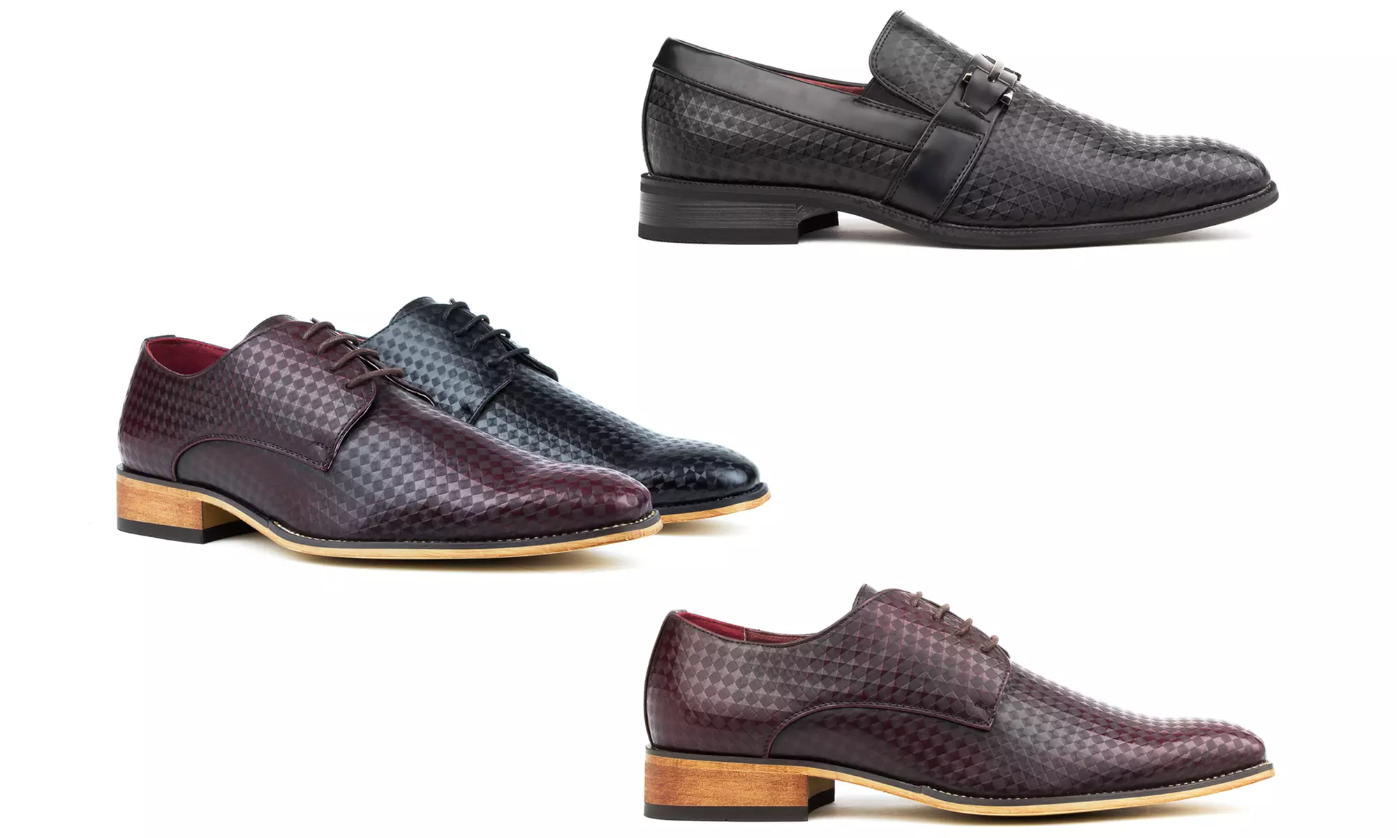 Signature Men's Diamond-Cut Dress Shoes and Loafers - Primary Image