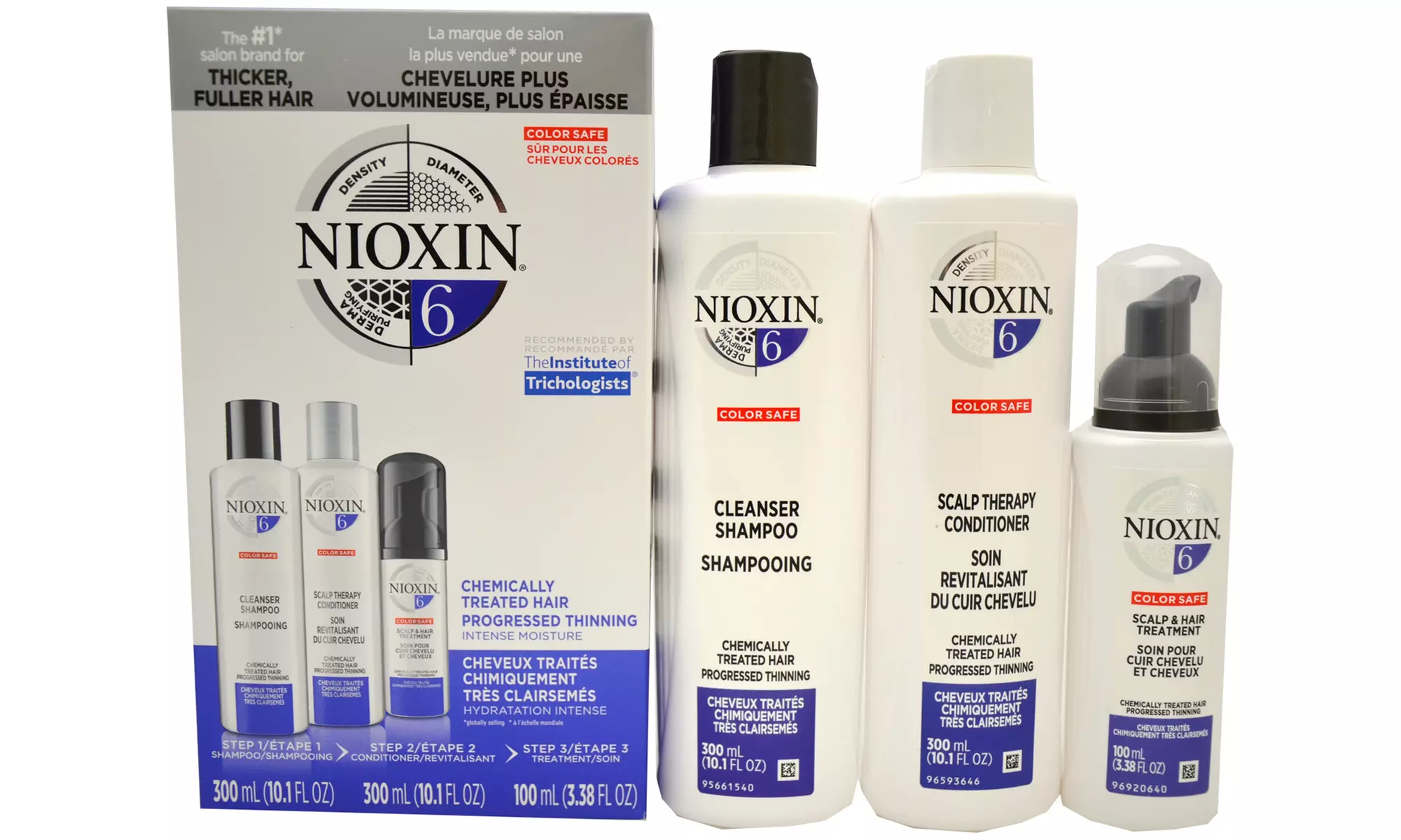 Nioxin 3-Piece Hair System Kit (Multiple Options Available)   - Second Medium