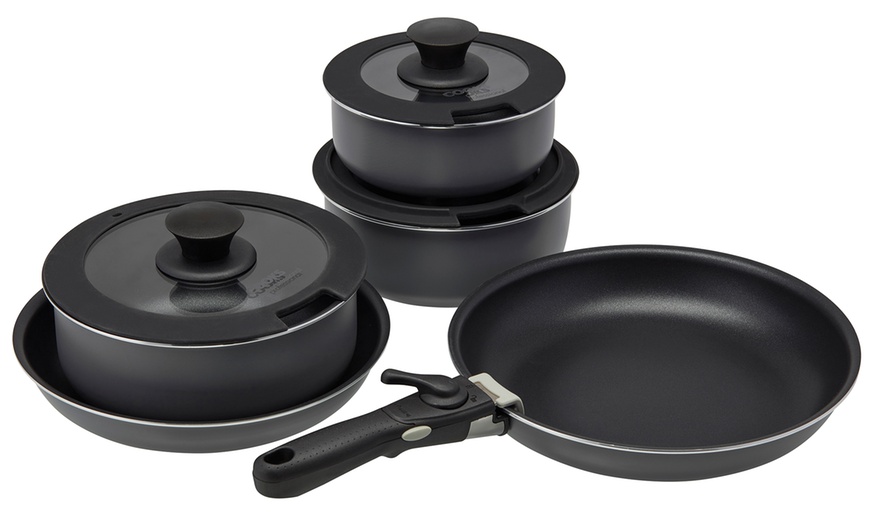 Image 9: Pan Sets with Removable Handle
