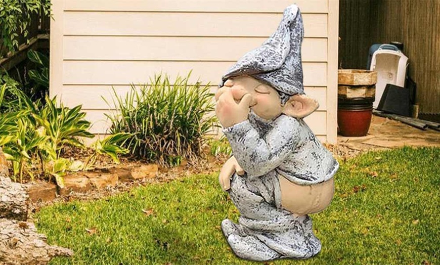 Image 3: Resin Elf Garden Ornament With Free Delivery