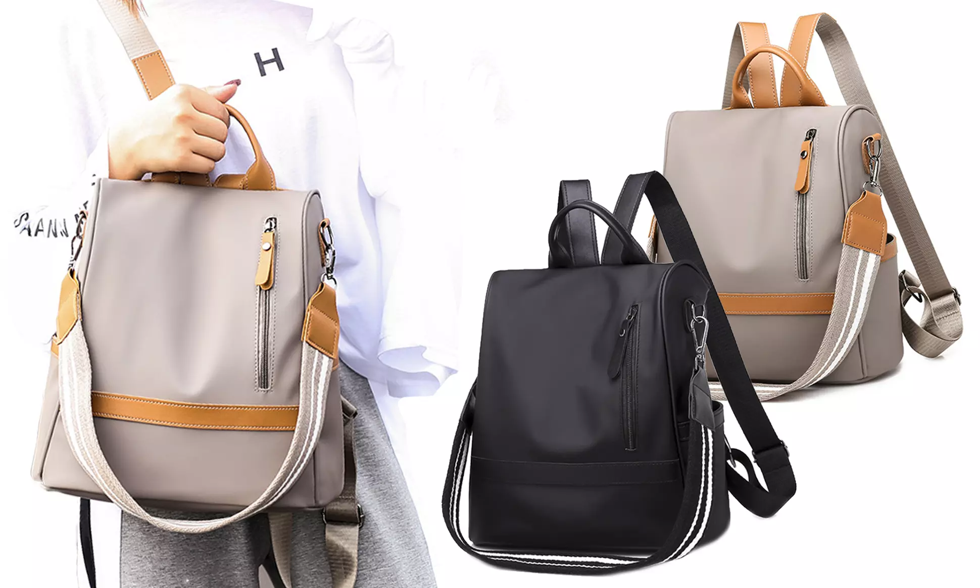 Sac à dos femme tendance antivol - Primary Image