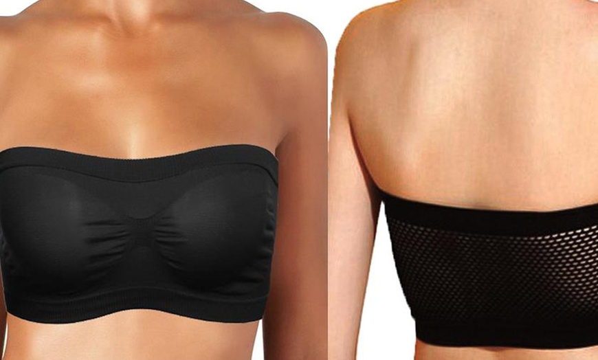 Image 2: Three-Pack of Bandeau Bra