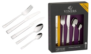 Viners Venice 16-Piece Cutlery Set with 4 Steak Knives