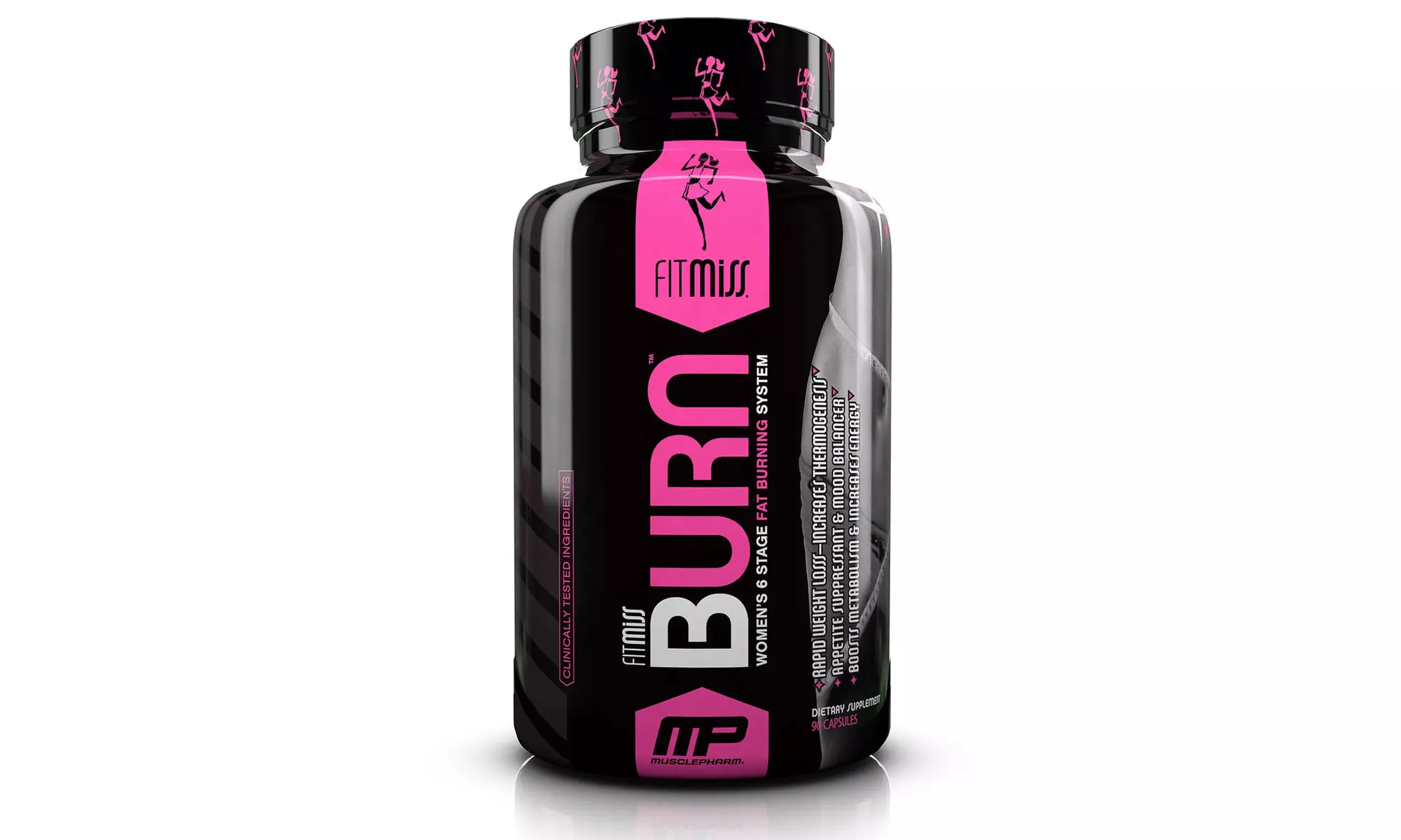 MusclePharm FitMiss Burn Women's Weight-Loss Supplement (1- or 2-Pack of 90-Capsule Bottles) - Second Medium