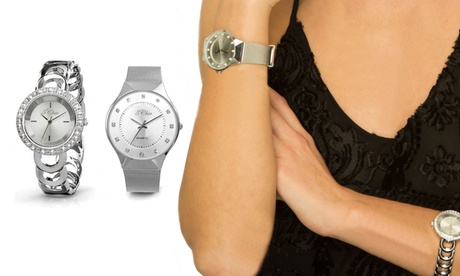 Orologio realizzato con cristalli Swarovski® disponibile in 2 modelli