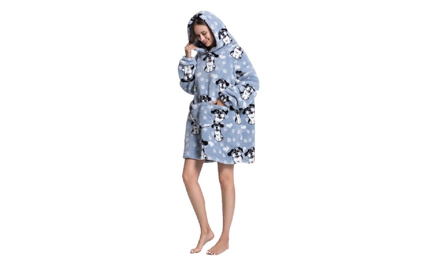 Image 61: Matching Family Snuggle Hooded Blanket