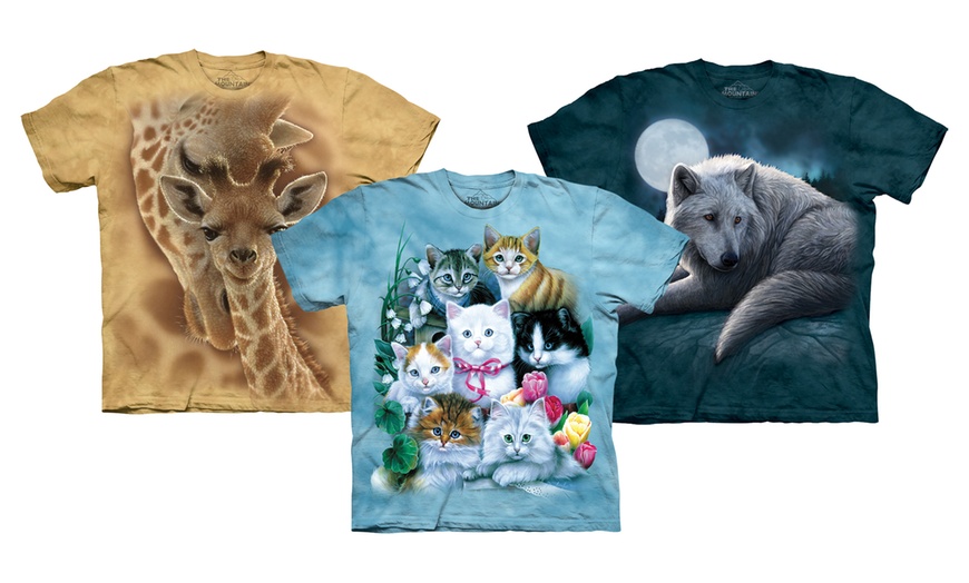 Image 1: The Mountain Kids Animal T-Shirt