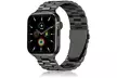 1x oder 2x Edelstahl-Armband in Silber oder Schwarz für Apple Watch 38/40/41 mm oder 42/44/45/49 mm - Second Medium