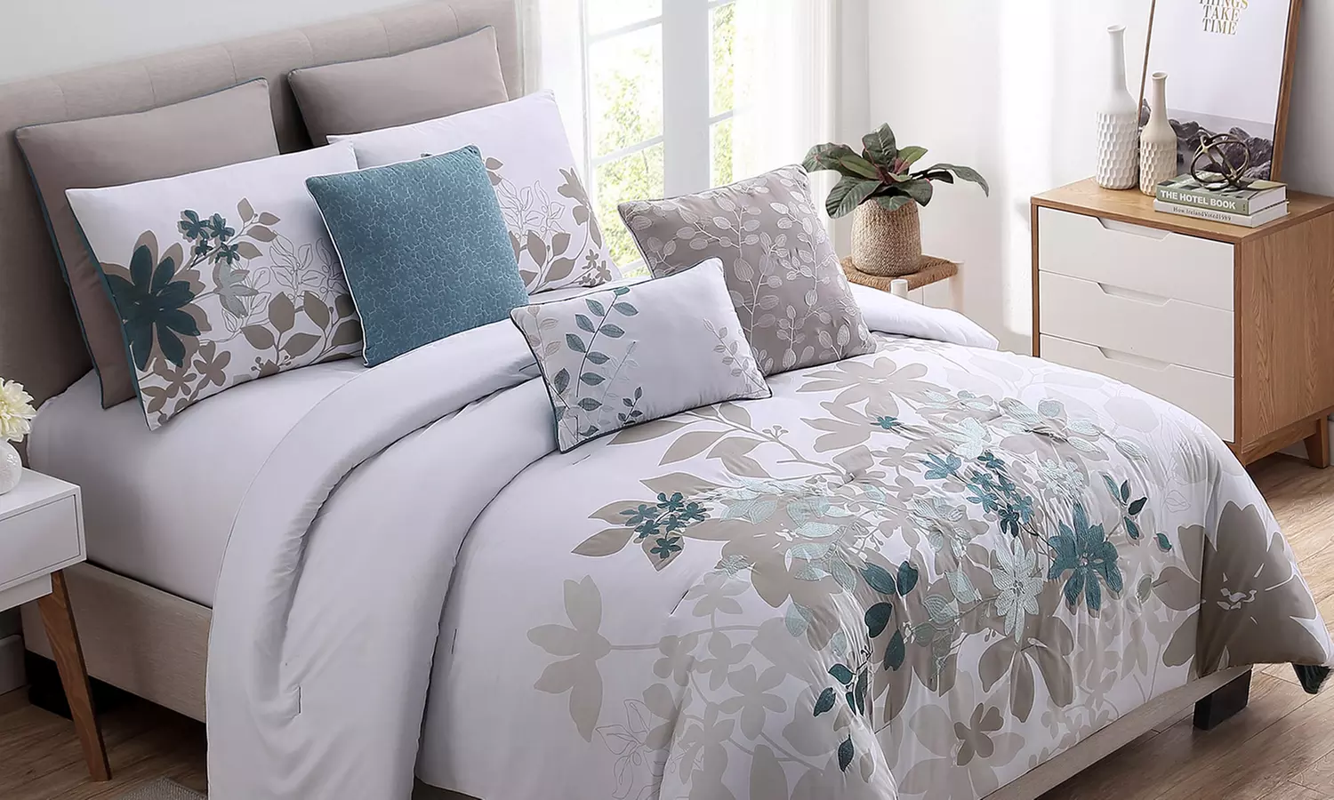Microfiber Fashion Comforter Set (8-Piece) - Primary Image