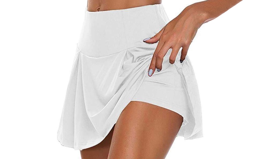 Image 8: One or Two Women's High-Waist Active Short Skirts