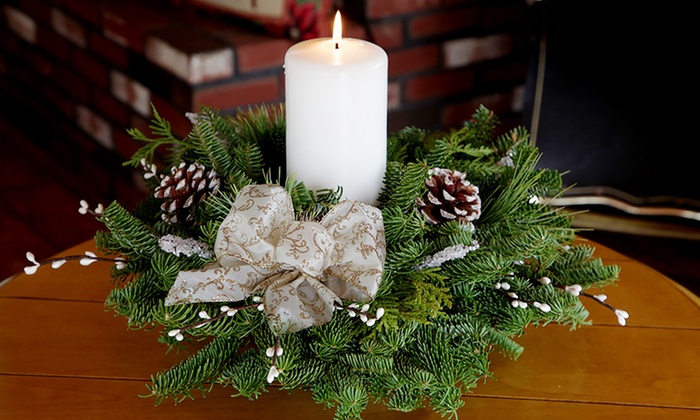 Holiday Evergreen Centerpieces | Groupon Goods