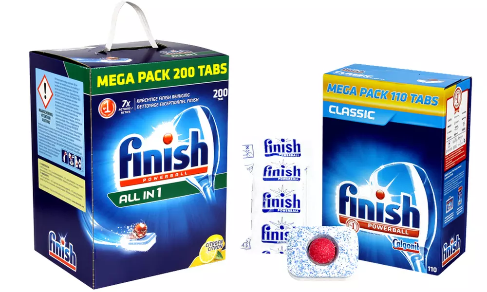 110, 200 or 400 Finish Powerball Regular or All-in-One Lemon Tablets - Primary Image