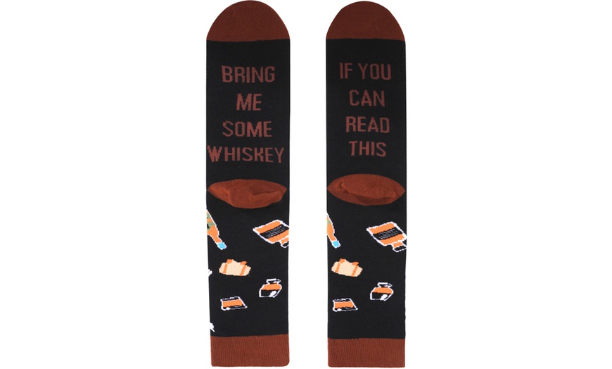 Image 20: Funny Sign Socks