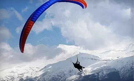 $99 for Tandem Paragliding with Helmet and Jump Video from FlyBC Paragliding ($200 Value) - Primary Image