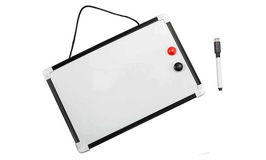 Image 2: 1 of 2 Generise A4 mini whiteboard met markeerstift en magneten