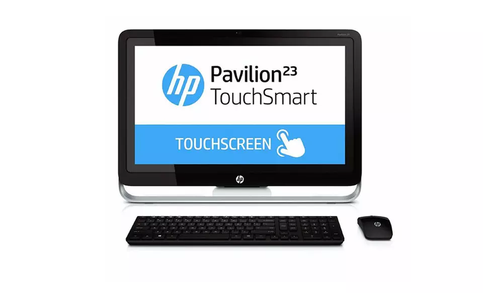 HP Pavilion 23" All-in-One Desktop PC with Intel Core 2.9GHz i3-4130T Processor and 6GB RAM (Manufacturer Refurbished) - Second Medium