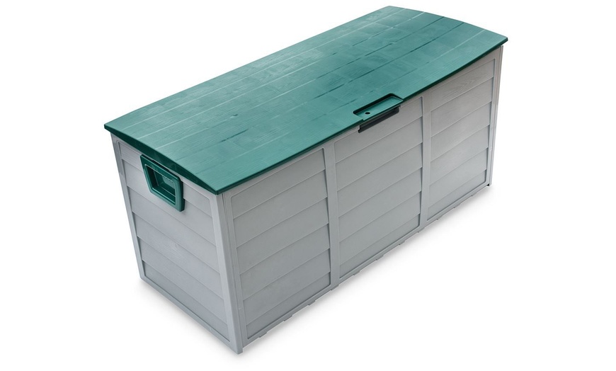 Image 4: 250L Garden Storage Box with Wheels