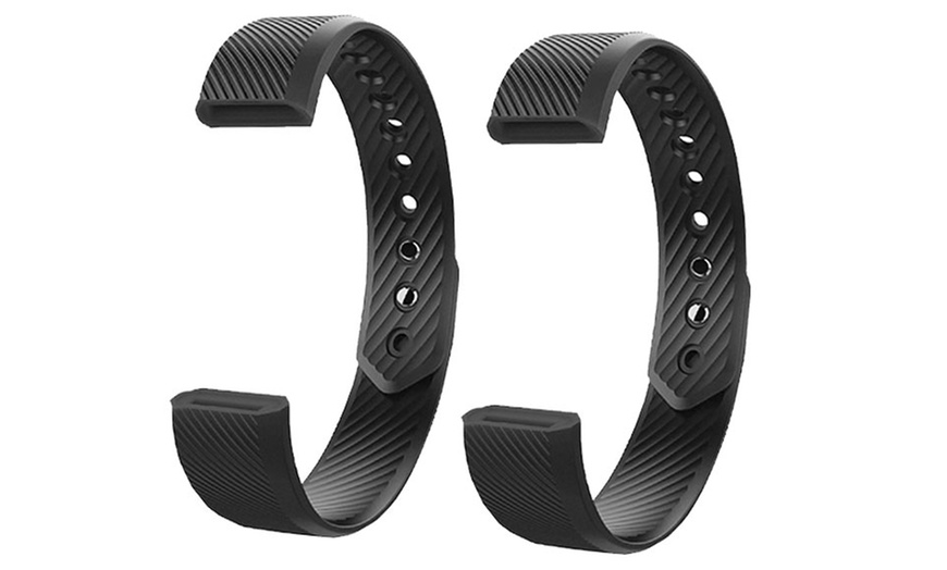 Image 5: One or Two Aquarius AQ115 Fitness Tracker Replacement Straps