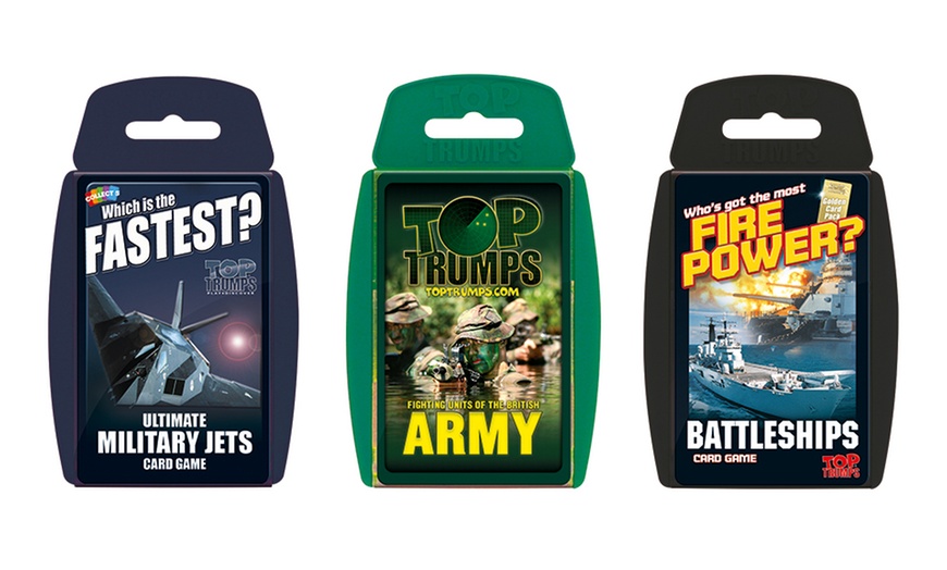 Image 1: Top Trumps Military Triple Pack