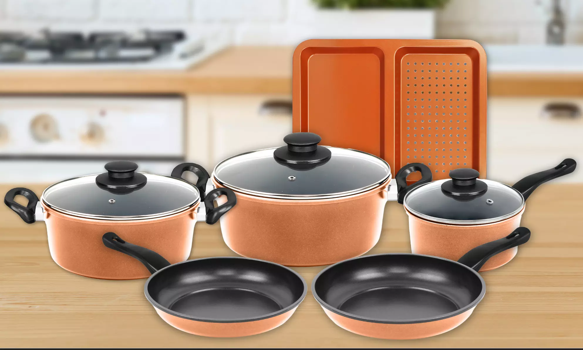 Herzberg 9-teiliges Kochgeschirr-Set