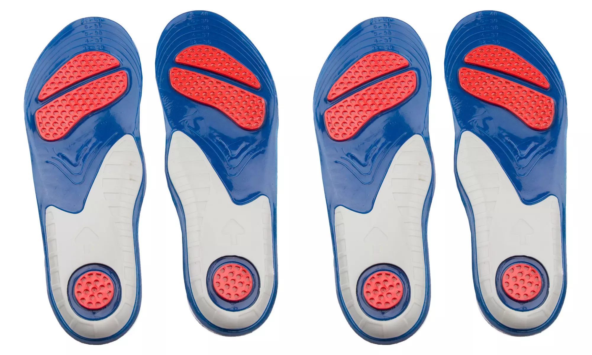 One or Two Pairs of Pro 11 Wellbeing Sports Gel Insoles - Second Medium