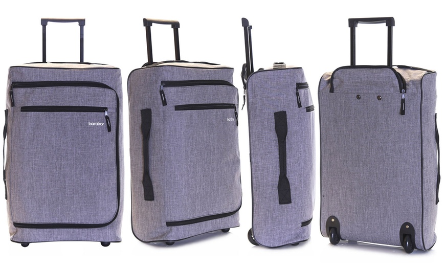 Image 2: Folding Wheeled Cabin Bag