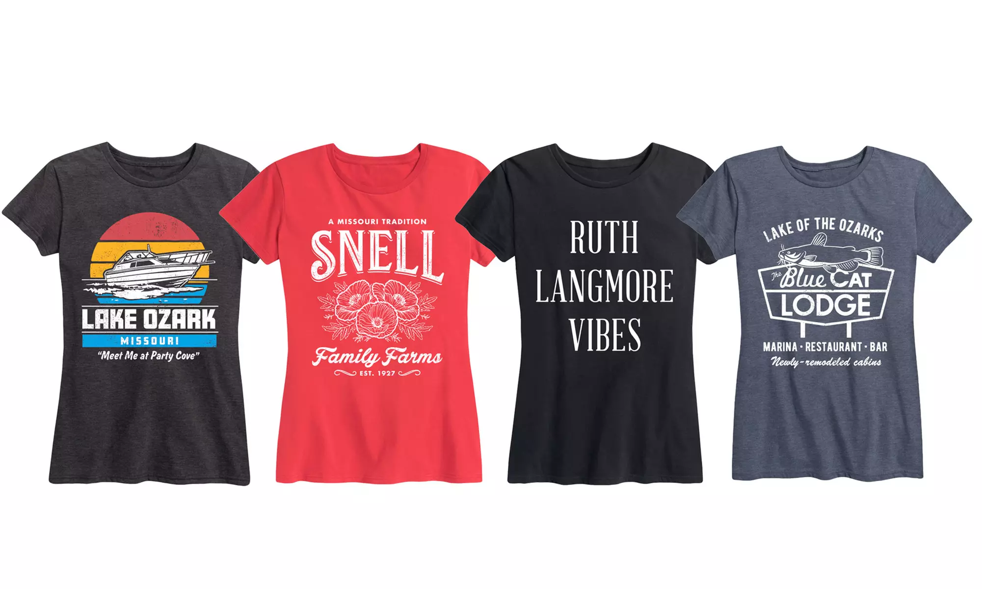 Instant Message Women's Missouri Lake of the Ozarks Tees. Plus Sizes Available. - Primary Image