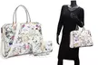 MMK Collection Summer Flower Handbag and Wristlet Wallet Set - Second Medium