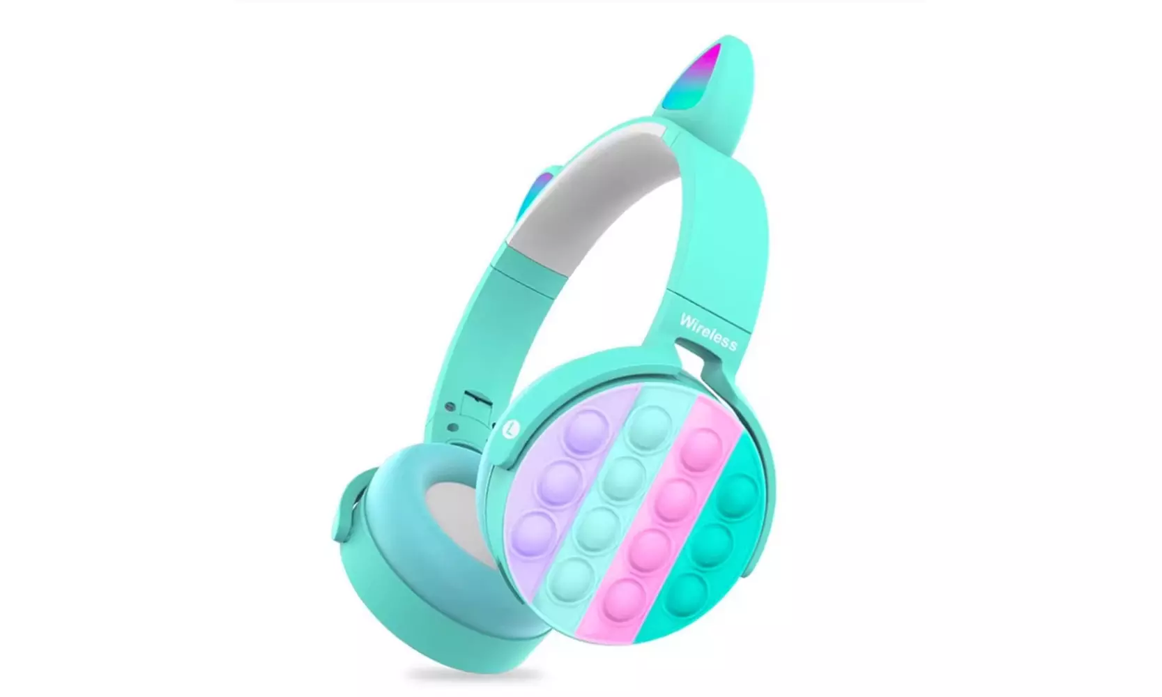 Fidget Rainbow Pop-On-It  Bluetooth Headphone