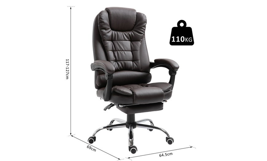 Image 9: HomCom Executive Office Chair