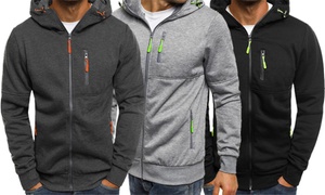 Men’s Casual Zip-Up Hoodie