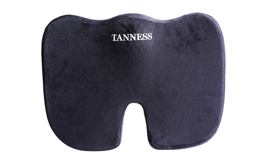 Image 4: Memory Foam Gel Seat Cushion