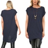 Image 12: Want Clothing Oversized Sleeveless Hi-lo Back Baggy T-Shirt Dress
