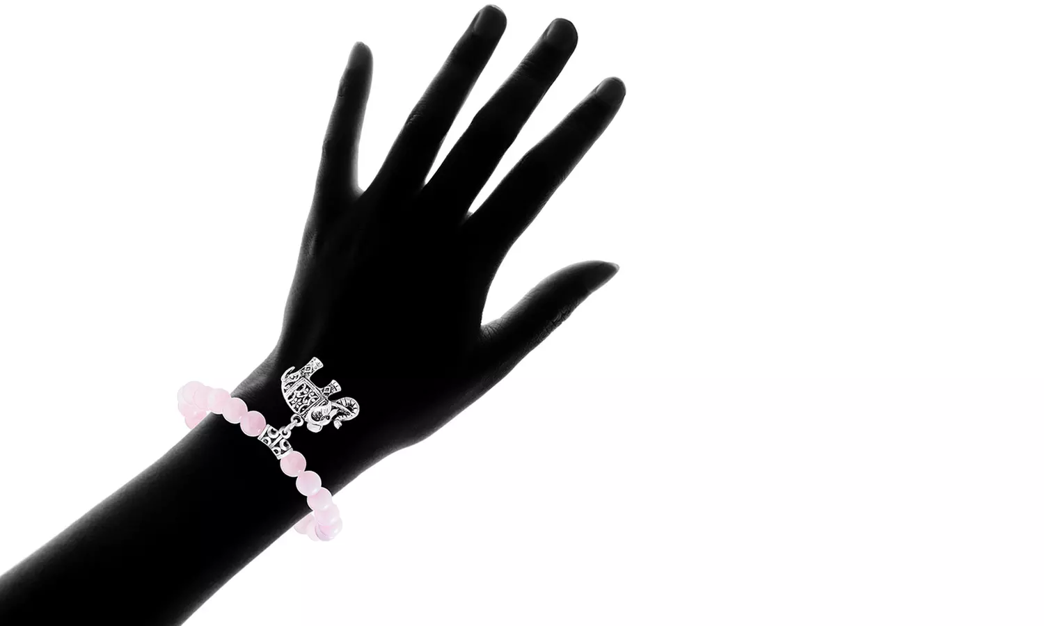 Genuine Gemstone Elephant Bead Bracelets - Second Medium