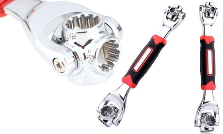 Chiave universale multifunzione 48 in 1  da 8 a 19 mm e angolo che ruota da 45° fino a 360°